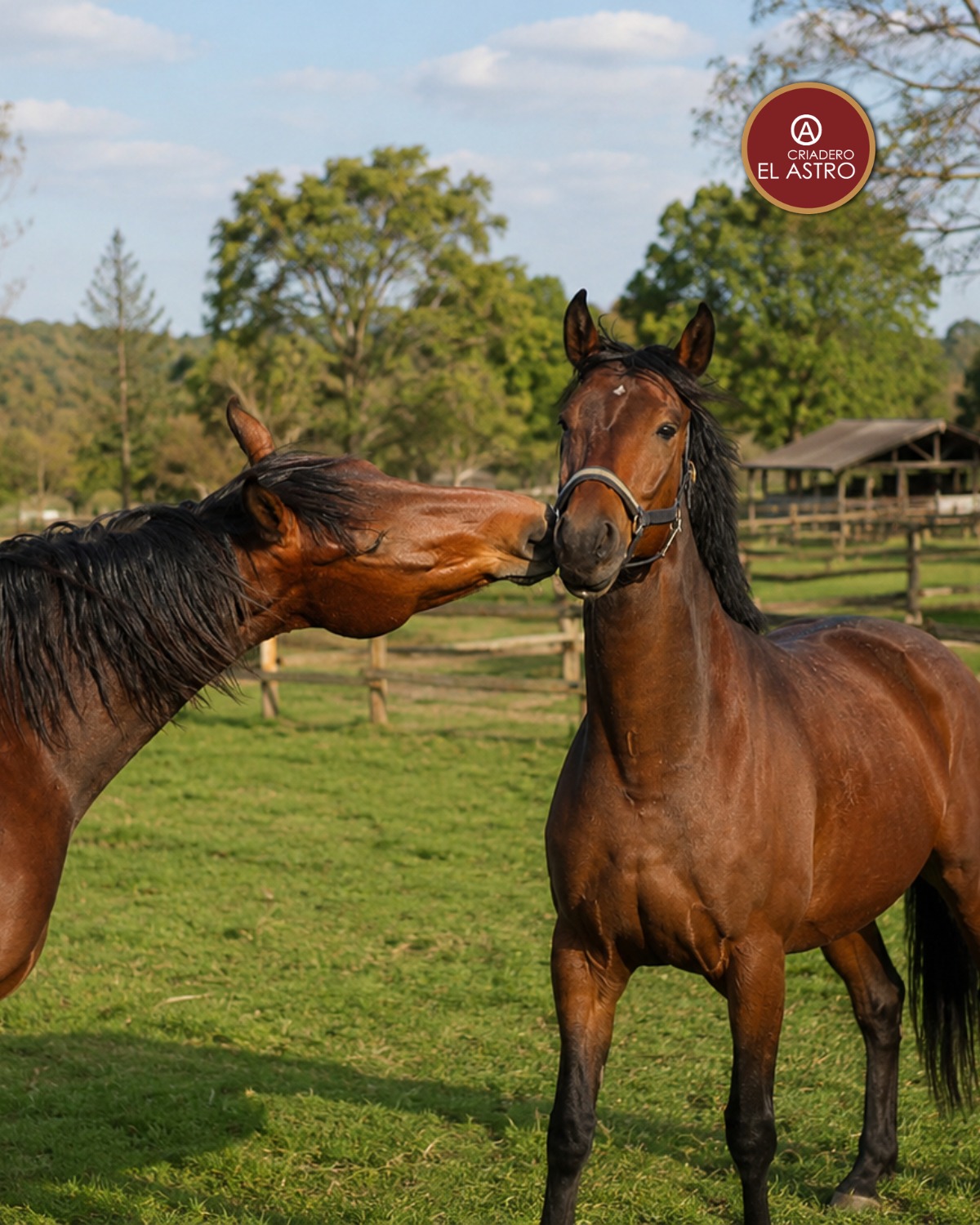 Caballos criollos colombianos en libertad